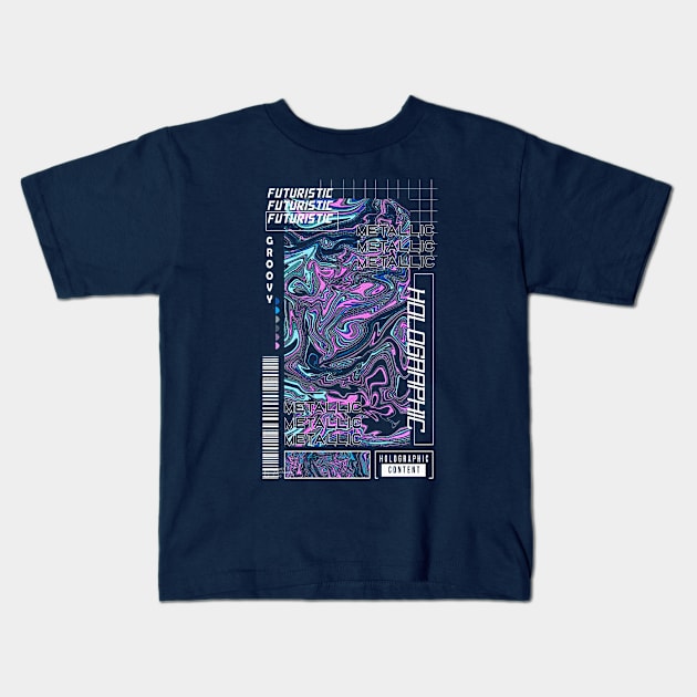 Futuristy Kids T-Shirt by Losen500